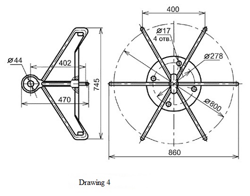 Multi-purpose yoke stars, type 4КУ, 5КУ, 6КУ, 8КУ зображення 4