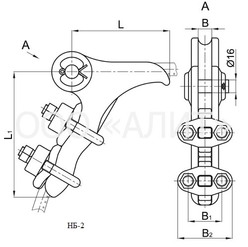 Bolted tension clamps, type НБ зображення 1