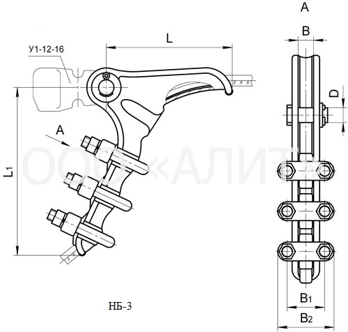 Bolted tension clamps, type НБ зображення 2