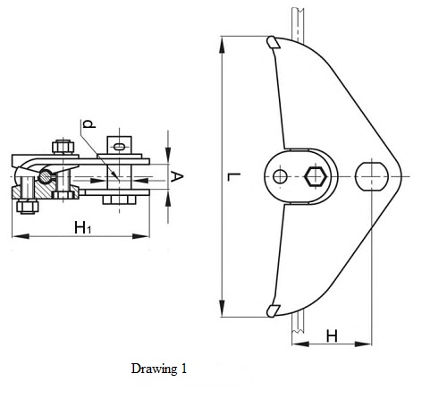 Suspension clamps, type ПГН зображення 1