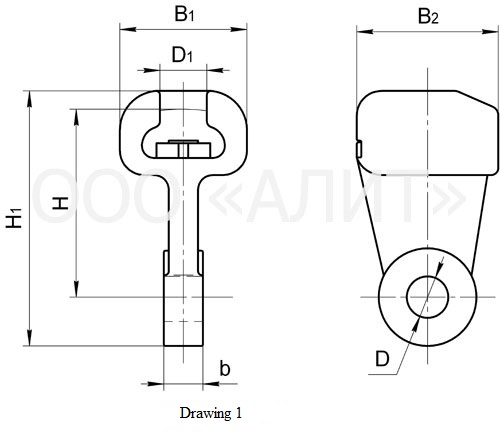 Sockets tongue, type У1K and У1 зображення 1
