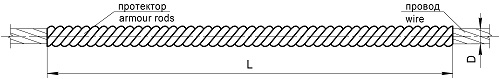 Armor rods, type ПЗ-Dпр-1Б зображення 1